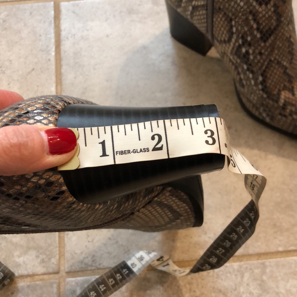 Snake Print Booties - image 5